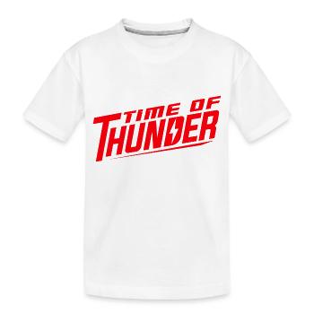 RED POWER - Kinder Premium Bio T-Shirt - Weiß - Vorne