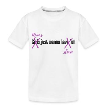 Les mamans veulent juste dormir - T-shirt bio Premium Enfant - blanc - Devant