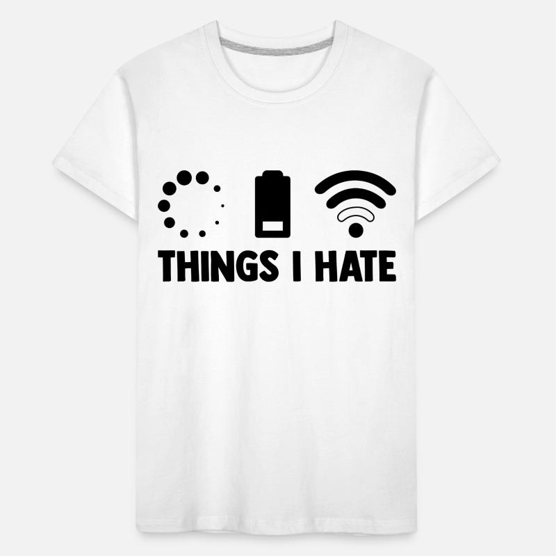 Things I Hate Programmer Coder Coding Developer So Kinder Premium Bio T-Shirt