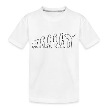 Golf Gift Golf Ball Golf Club Golfer - Kids' Premium Organic T-Shirt - white - Front
