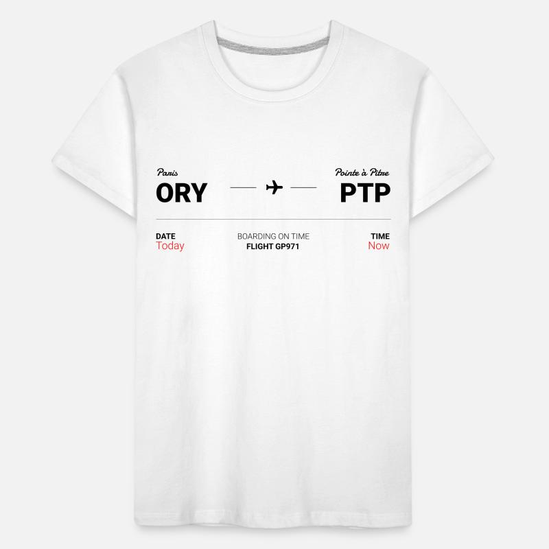 Paris - Pointe à Pitre T-shirt bio Premium Enfant