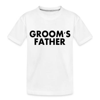 Grooms father - T-shirt bio Premium Enfant - blanc - Devant