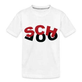 Minimalismus Schule - Kinder Premium Bio T-Shirt - Weiß - Vorne