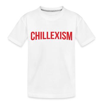 Chillexism chillen - Kinder Premium Bio T-Shirt - Weiß - Vorne