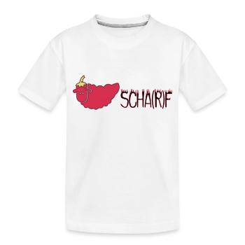Ein scharfes Schaf - Kinder Premium Bio T-Shirt - Weiß - Vorne