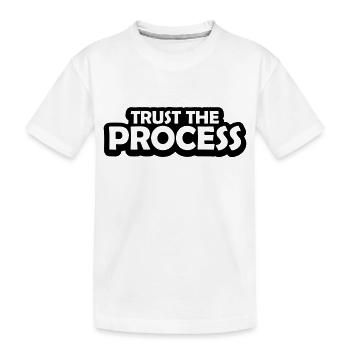 faire confiance au processus Devis - T-shirt bio Premium Enfant - blanc - Devant