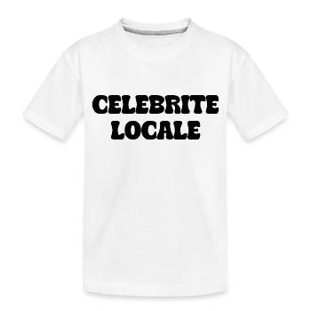 célébrité locale - T-shirt bio Premium Enfant - blanc - Devant
