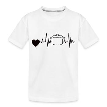 Kochen Bäcker Geschenk Hobbykoch Koch lustige - Kinder Premium Bio T-Shirt - Weiß - Vorne