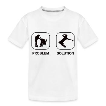 Breakdance Dancer Dance Sport Gift Dancing - Kids' Premium Organic T-Shirt - white - Front
