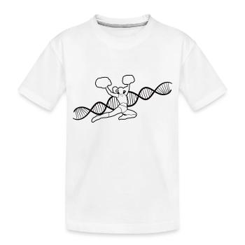 Cheerleader Cheerleader Cheerleading Gift - Kids' Premium Organic T-Shirt - white - Front