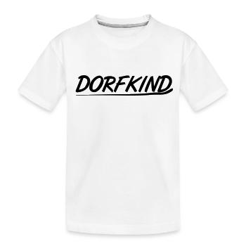 Dorfkind 1 - Kinder Premium Bio T-Shirt - Weiß - Vorne