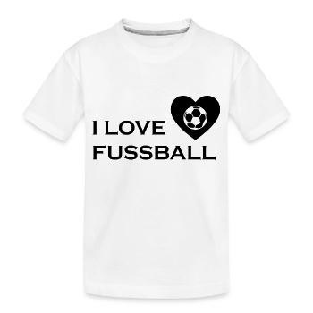 Football - T-shirt bio Premium Enfant - blanc - Devant