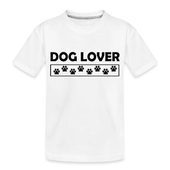 Chien de chasse - T-shirt bio Premium Enfant - blanc - Devant
