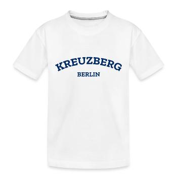 Berlin - Kreuzberg - Berliner - Kiez - Berlinerin - Kinder Premium Bio T-Shirt - Weiß - Vorne