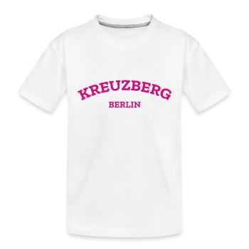 Berlin - Kreuzberg - Berliner - Kiez - Berlinerin - Kinder Premium Bio T-Shirt - Weiß - Vorne