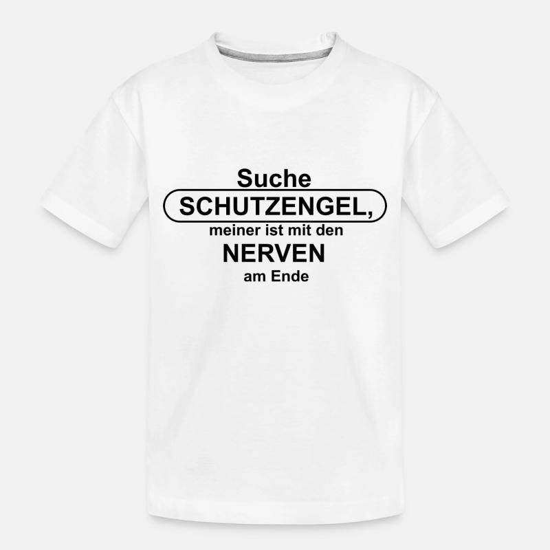 Schutzengel - Kinder Premium Bio T-Shirt - Weiß