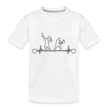 Tennis Club Tennis Tennis lovers Tennis players - Kids' Premium Organic T-Shirt - white - Front