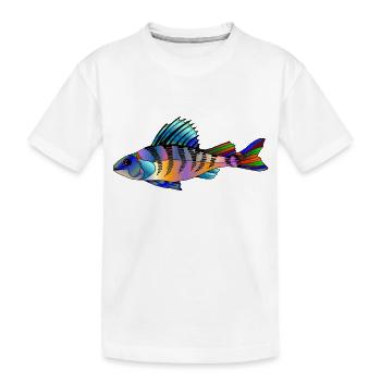 Fish - Kids' Premium Organic T-Shirt - white - Front