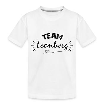 Team Leonberg, idée cadeau pour amis des chiens - T-shirt bio Premium Enfant - blanc - Devant