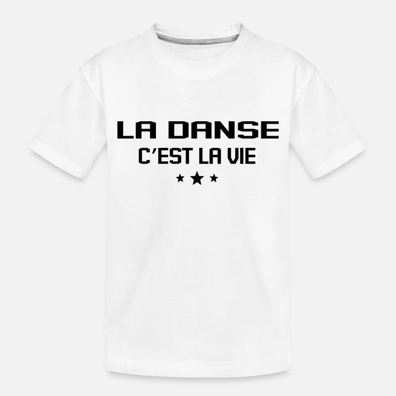 La Danse C’est La Vie - T-shirt bio Premium Enfant - blanc
