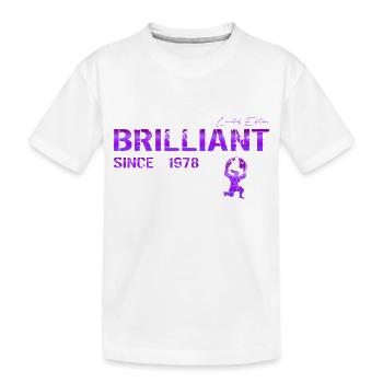 Brillant depuis 1978 - T-shirt bio Premium Enfant - blanc - Devant