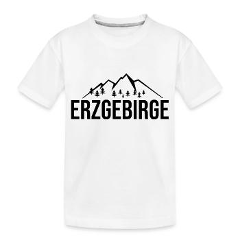 Erzgebirge - Kinder Premium Bio T-Shirt - Weiß - Vorne