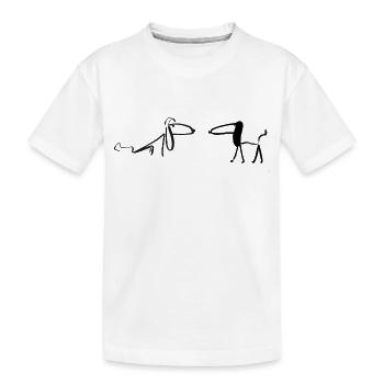 Teachers Pet - Kids' Premium Organic T-Shirt - white - Front