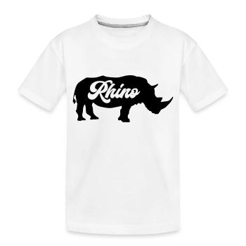 Rhinocéros Rhinocéros - T-shirt bio Premium Enfant - blanc - Devant