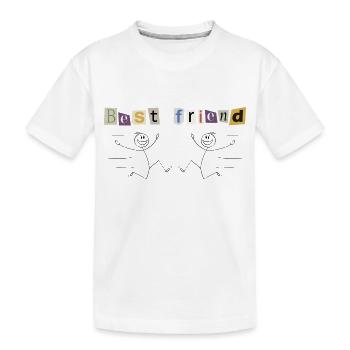 MEILLEUR AMI un - T-shirt bio Premium Enfant - blanc - Devant