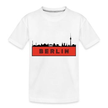 Ville de Berlin - Allemagne - T-shirt bio Premium Enfant - blanc - Devant