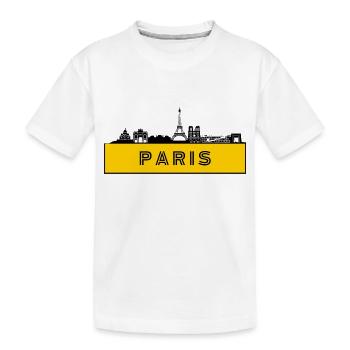 Ville de Paris - France - T-shirt bio Premium Enfant - blanc - Devant