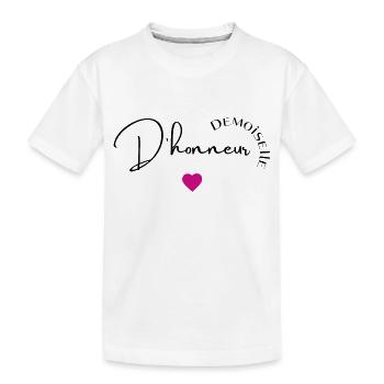 Demoiselle d'honneur - T-shirt bio Premium Enfant - blanc - Devant