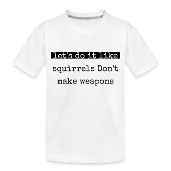 funky present pride global peace 60s awesome gift - Kids' Premium Organic T-Shirt - white - Front