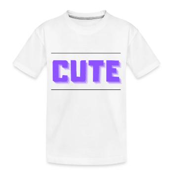 Mignon - T-shirt bio Premium Enfant - blanc - Devant