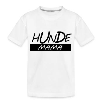Hund Dog - Kinder Premium Bio T-Shirt - Weiß - Vorne