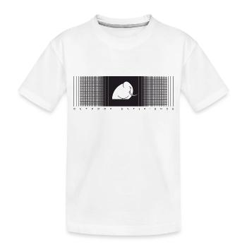 Modèle de vérification du gradient Mamood - T-shirt bio Premium Enfant - blanc - Devant