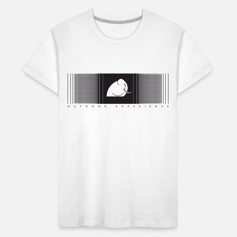 Mamood gradient check pattern Kids' Premium Organic T-Shirt