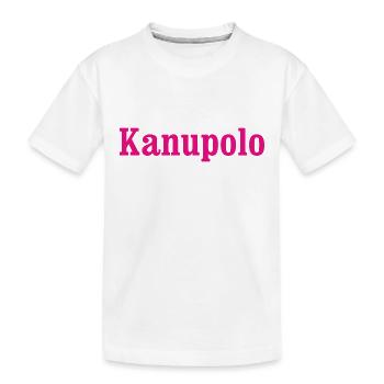 Kanupolo - Sport - Paddeln - Paddel - Kinder Premium Bio T-Shirt - Weiß - Vorne