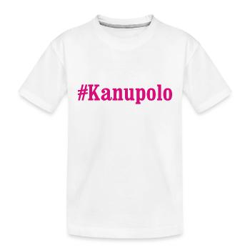 #Kanupolo - Sport - Paddeln - Paddel - Kinder Premium Bio T-Shirt - Weiß - Vorne