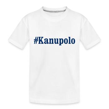#Kanupolo - Sport - Paddeln - Paddel - Kinder Premium Bio T-Shirt - Weiß - Vorne
