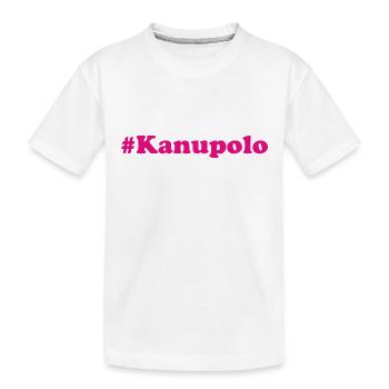 #Kanupolo - Sport - Paddeln - Paddel - Kinder Premium Bio T-Shirt - Weiß - Vorne