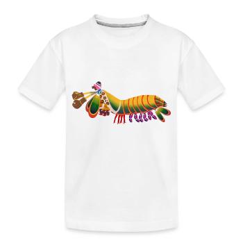Crevette mante au melon gant de boxe - T-shirt bio Premium Enfant - blanc - Devant