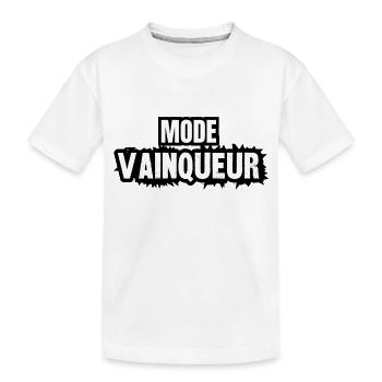 mode vainqueur - T-shirt bio Premium Enfant - blanc - Devant