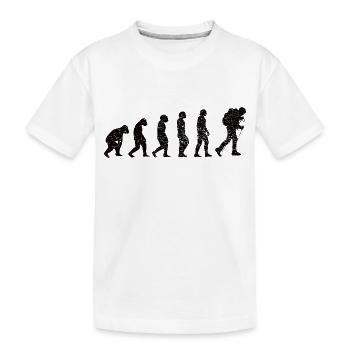 Wandern Bergwanderer Wanderung Bergwandern - Kinder Premium Bio T-Shirt - Weiß - Vorne