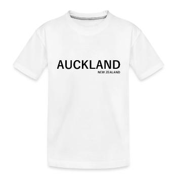 Auckland - Nouvelle-Zélande - Neuseeland - Kiwi - T-shirt bio Premium Enfant - blanc - Devant