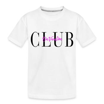 Club en vacances - T-shirt bio Premium Enfant - blanc - Devant