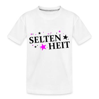 Seltenheit Selten Limitiert - Kinder Premium Bio T-Shirt - Weiß - Vorne