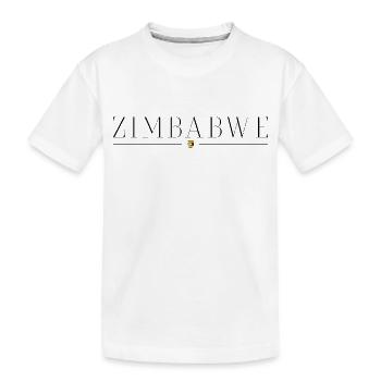 J’aime le Zimbabwe - T-shirt bio Premium Enfant - blanc - Devant
