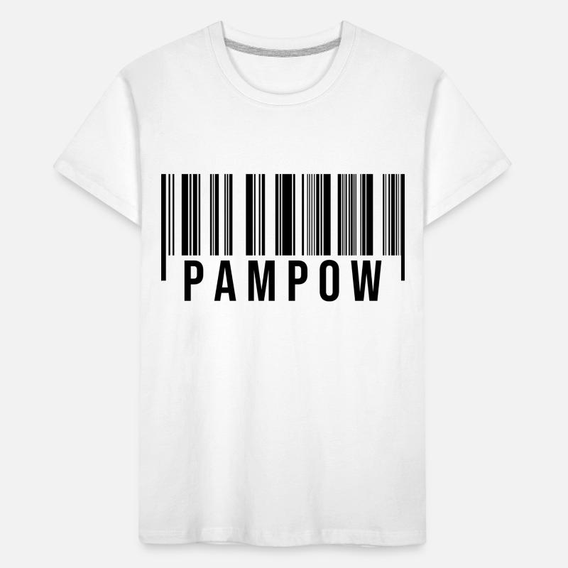 Pampow Strichcode Kinder Premium Bio T-Shirt