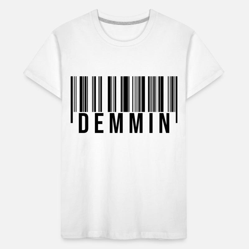 Demmin Strichcode Kinder Premium Bio T-Shirt